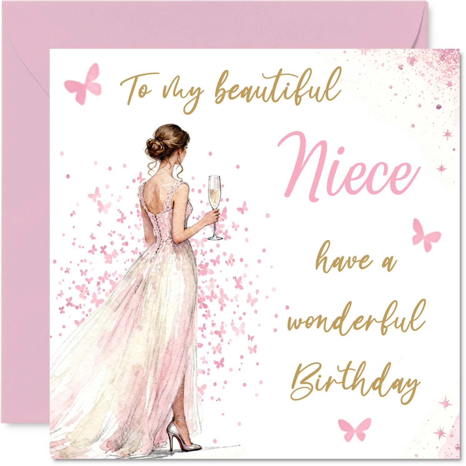 Heartfelt Birthday Card for Niece, Celebrate Her Special Day in Style