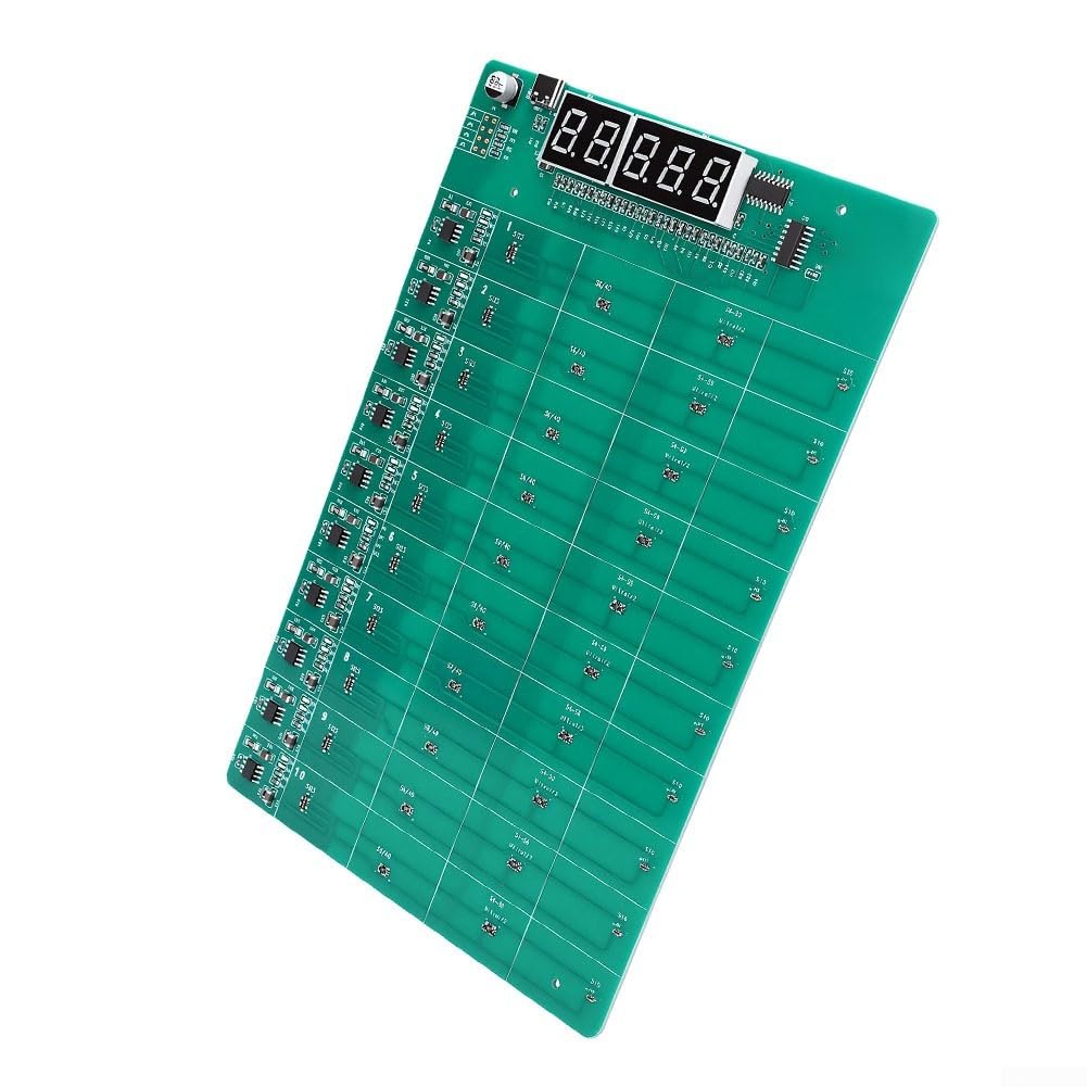 Orologio per tester batteria, per scheda di ricarica di attivazione della batteria, strumento di test per pila a bottone per test e riattivazione della batteria