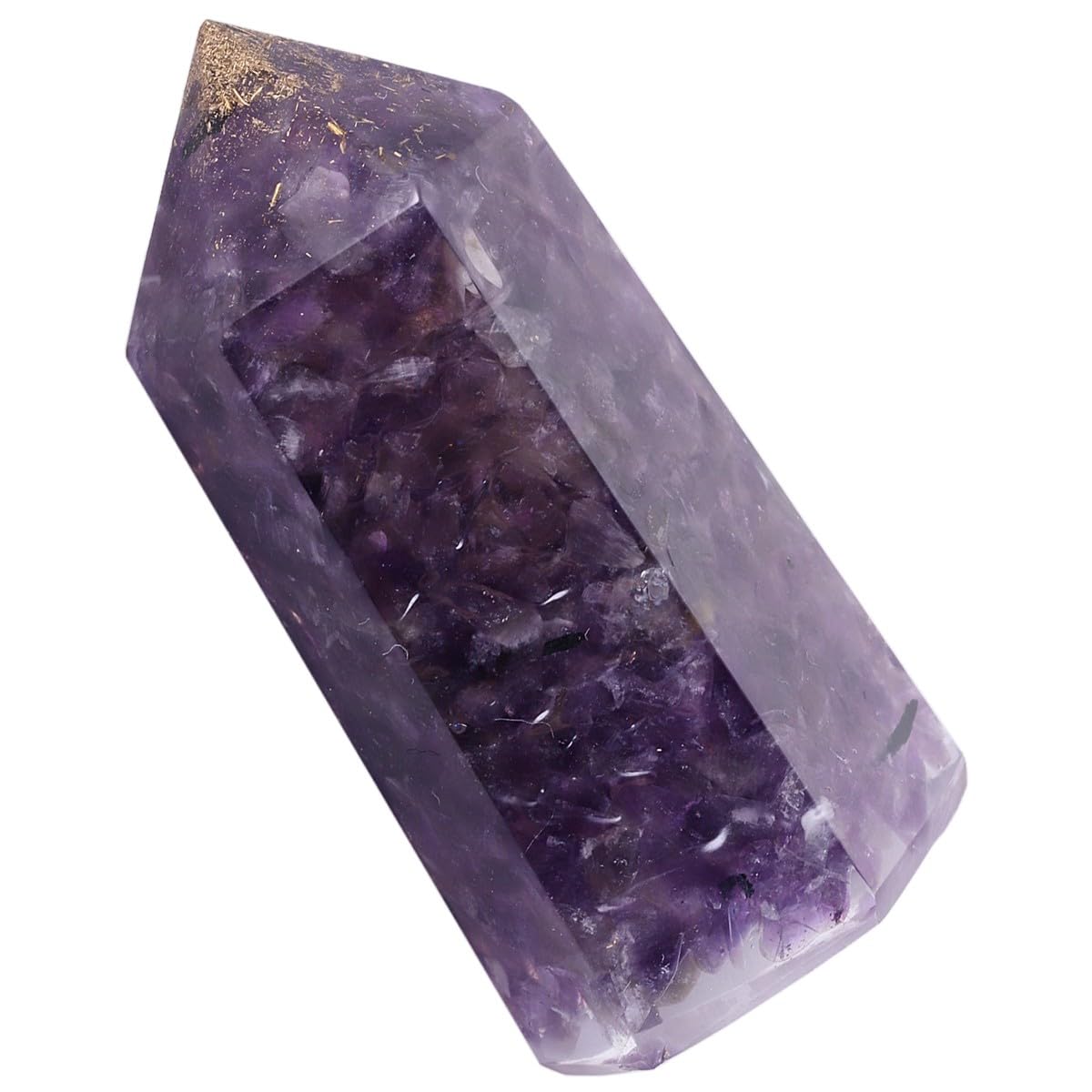 mookaitedecor Set of 2 Natural Amethyst Healing Crystal Point Wands 2 Inch - Image 4