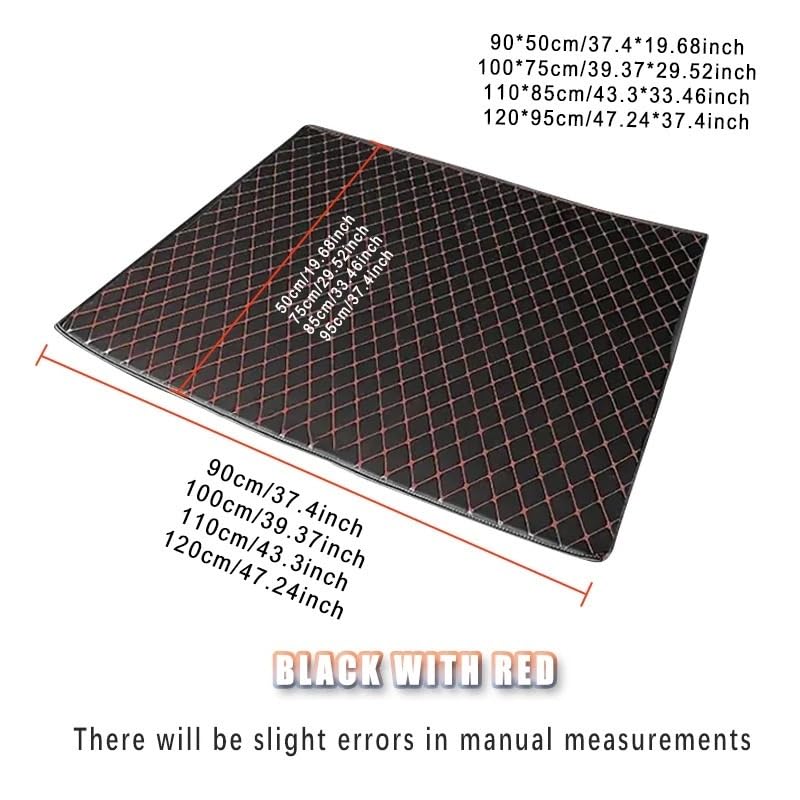 Tapis de coffre 100x75cm universel noir antidérapant et imperméable