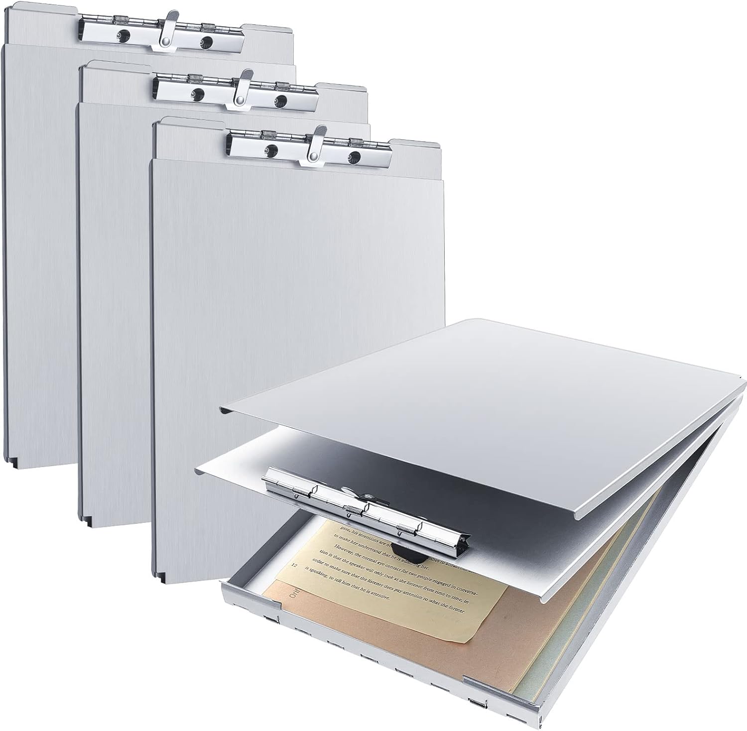 Henoyso Metal Storage Clipboard Bulk Heavy Duty Aluminum