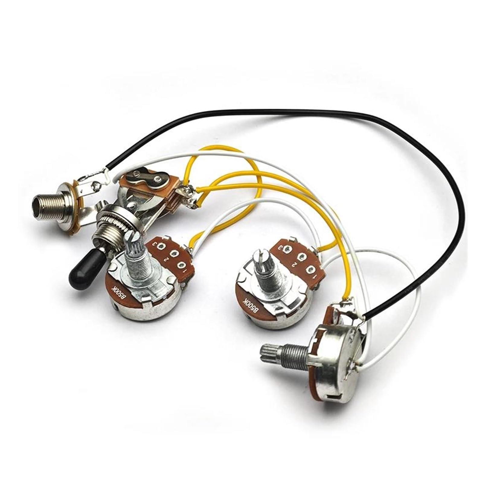 Kit De Cableado De Guitarra Con Arnés Precableado Potenciómetro De 500K Salida De 3 Posiciones | Arnés de guitarra