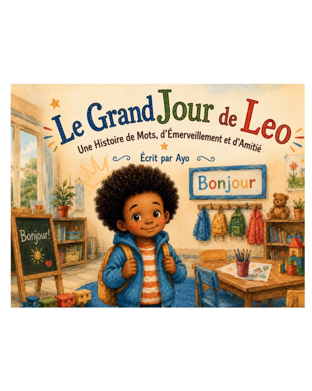 LE GRAND JOUR DE LEO: Une histoire de mots, d'émerveillement et d'amitié