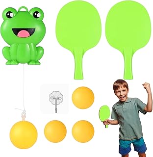 Table Tennis Trainer,Adjustable Hanging Table Tennis Trainer,Indoor Hanging Table Tennis,Hand Eye Coordination Training,Table Tennis Trainerfor Kids Parent Beginner