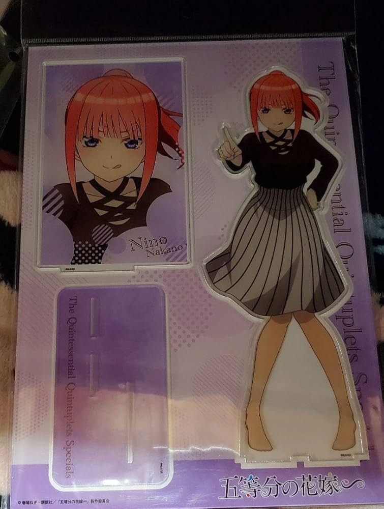 五等分の花嫁　TSUTAYA MEGAアクリルスタンド ポニーテール Amazon.co.jp: 五等分の花嫁 中野二乃 MEGAアクリルスタンド