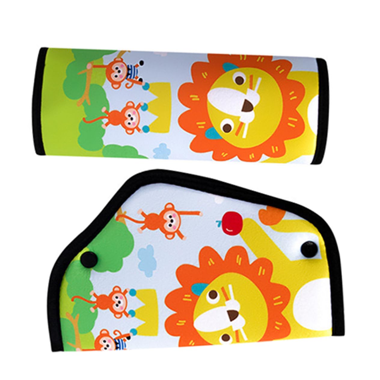 MAGICLULU 4 Set Cuscino Protettivo per Cintura Sicurezza per Imbottitura e Design Carino per Comfort Adatto per Diverse Età Facile da Installare e Sicuro Durante