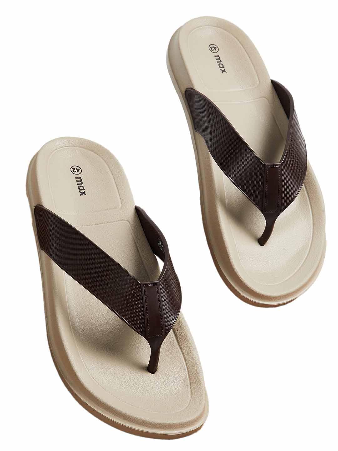 max Men V-Strap Moulded Slippers (Brown_42)-picture-29