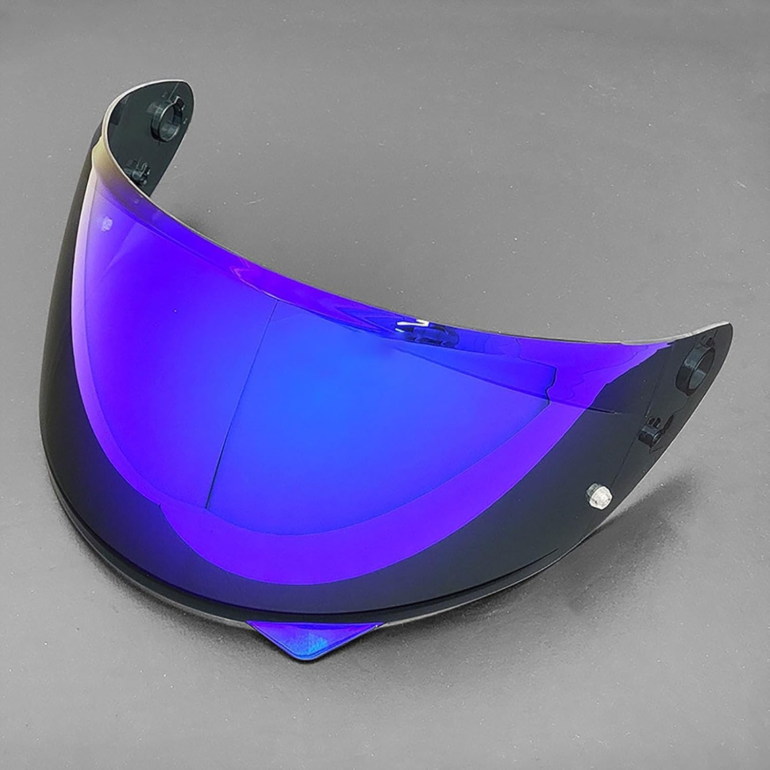 Visière de casque moto pour HJC C10 lentille anti-UV protection shield bleu