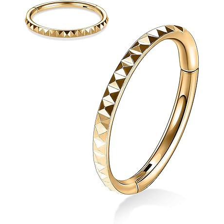 Bohemian Steel Nose Ring Hoop Perfect for All Piercings