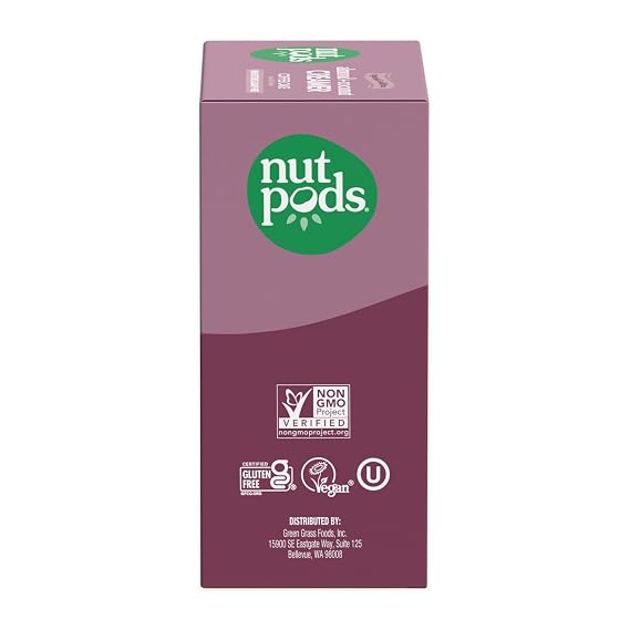 nutpods Coffee Cake Unsweetened Dairy-Free Coffee Creamer, 3-Pack
