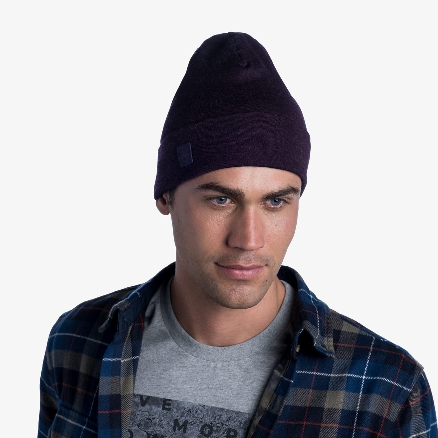 Buff Dla Dorosłych Merino Thermal Czapka Wełniana, Granatowy, 30
