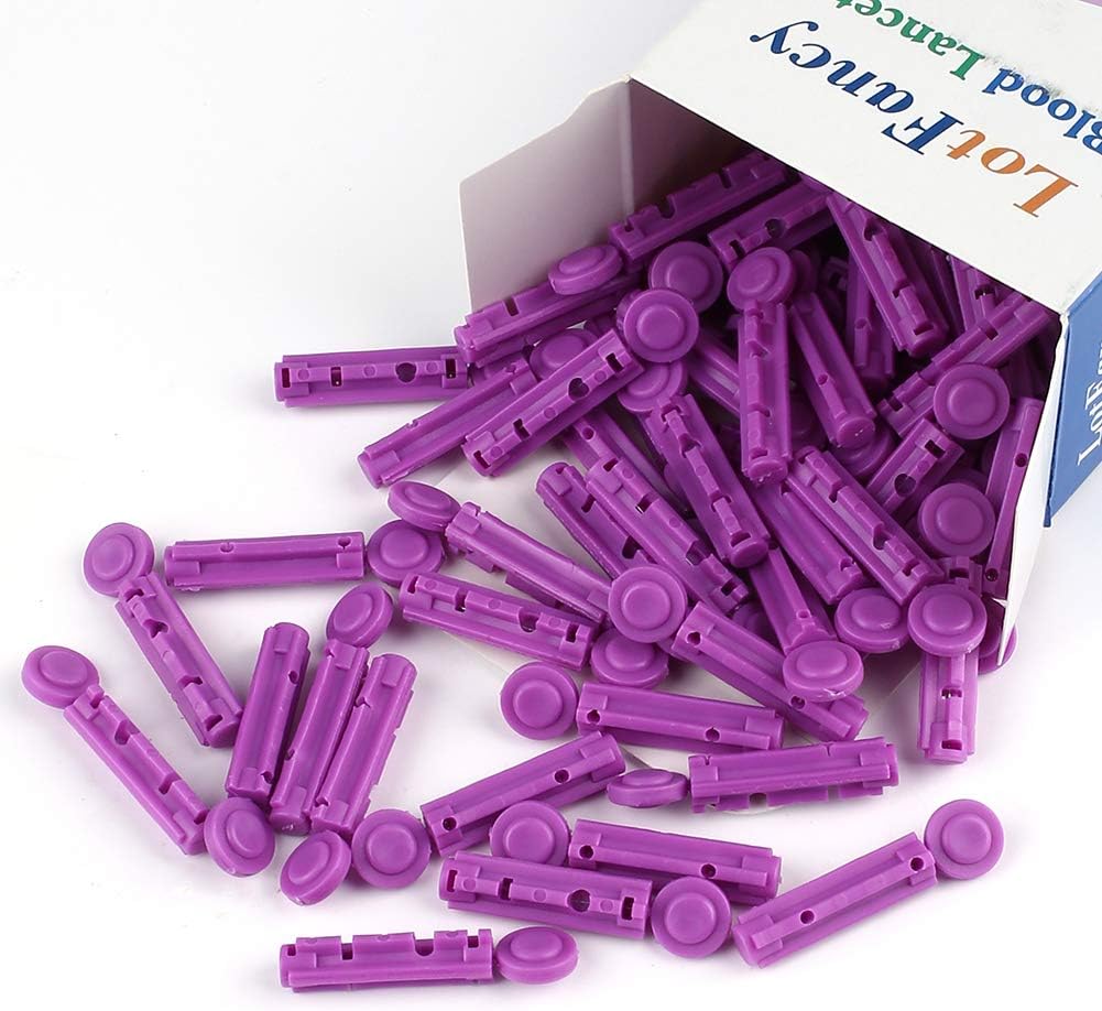 LotFancy Lancets for Blood Testing, 30 Gauge, 100 Twist Top Lancets for Blood Glucose Diabetes Testing, Sterile, Disposable : Health & Household
