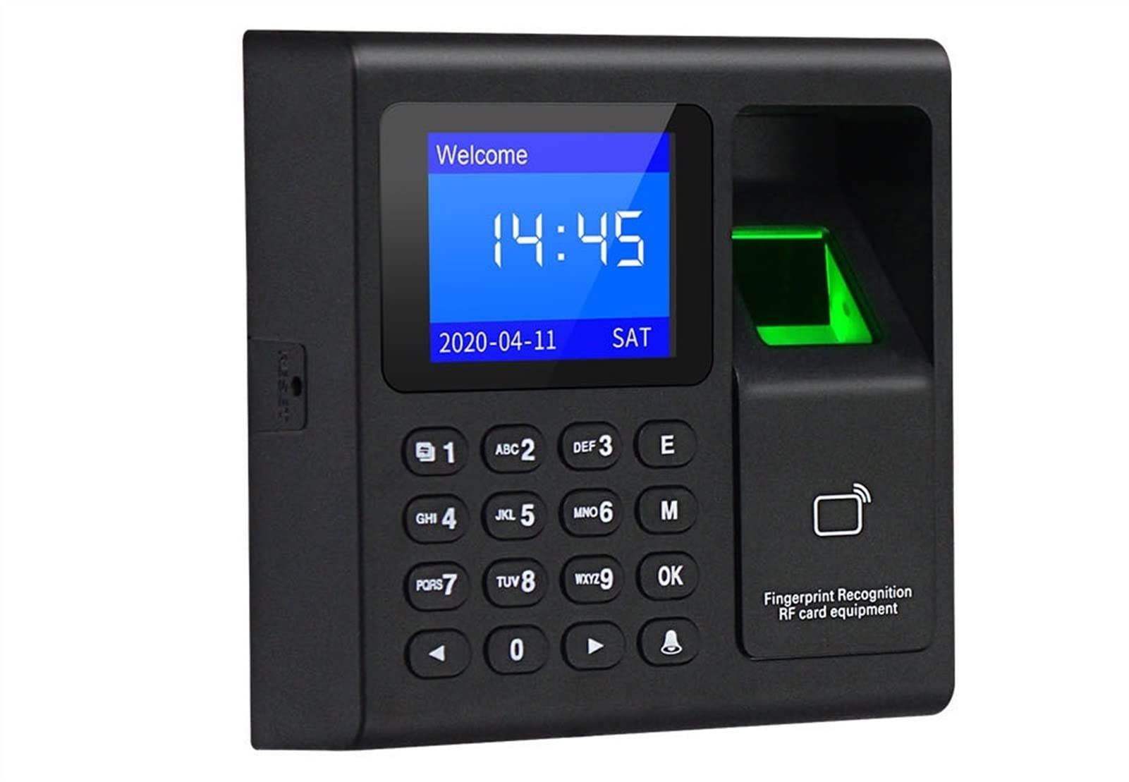 Maszyna obecności, Maszyna Intelligent Fingerprint Frekwencja Frekwencja biometryczny linii papilarnych Time Machine Zegar Recorder Device urzędnik,Elektronika biurowa