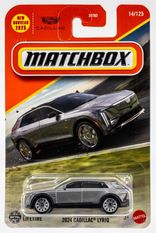 Matchbox 2024 Cadillac Lyriq [Silver] New for 2025! 14/125 1:64 Scale Diecast Toy Vehicle