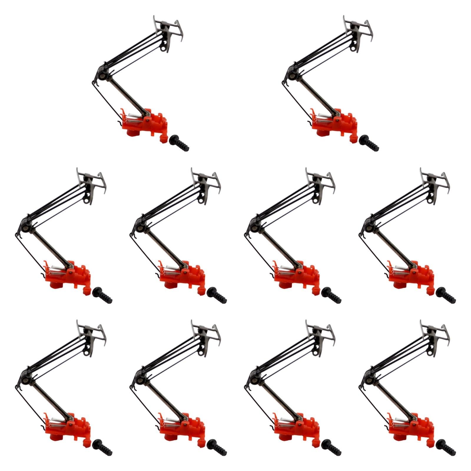 10 sztuk 1:87 ramię pantografy łuk metalowy pociąg akcesoria do modelu pociągu