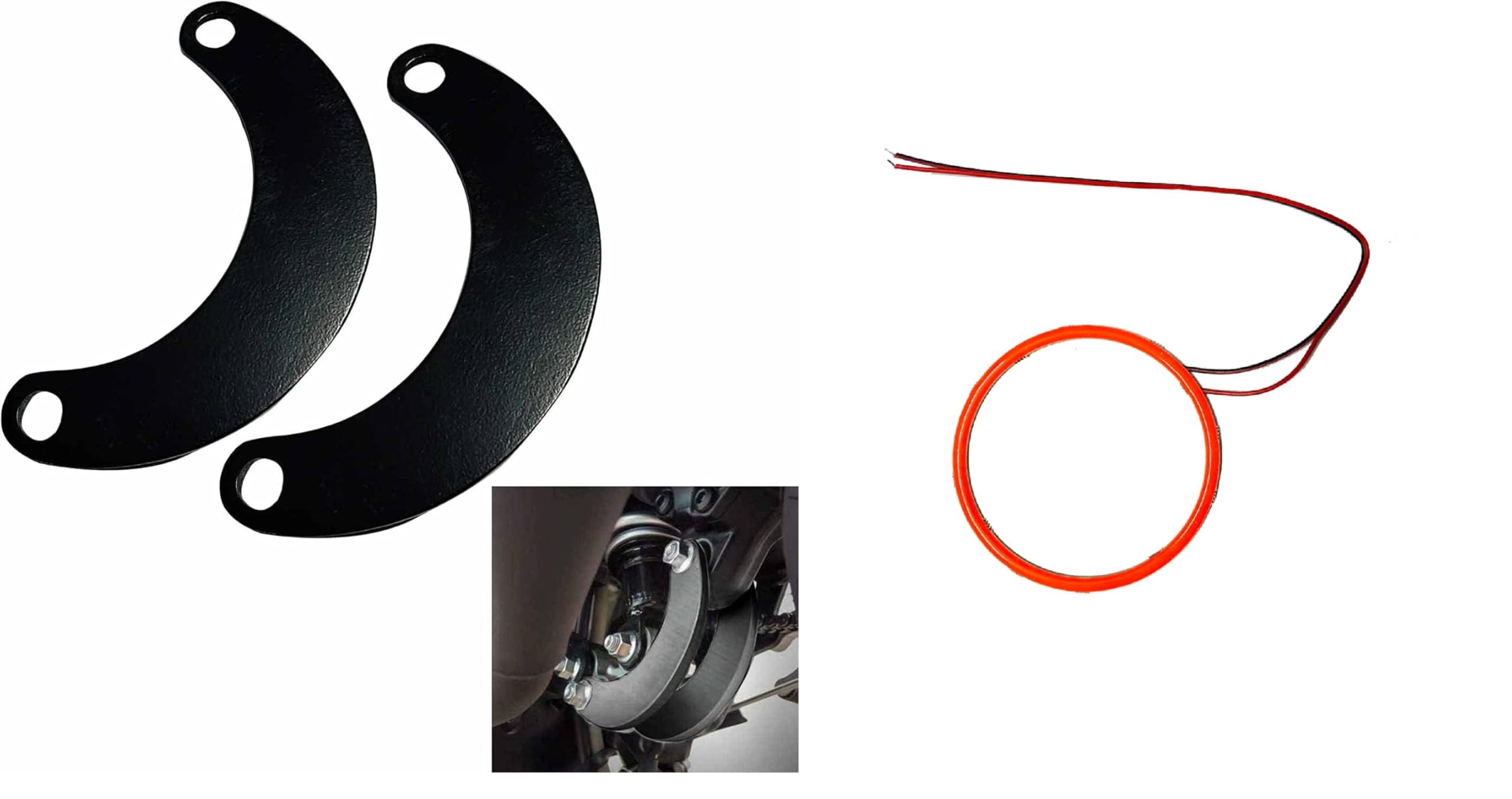 Seat Height Lowering Kit Compatible for Yamaha R15 V3 MT15 MT-15 (Pack of 1) with MT-15 Angle Ring Light Red 1pc-image-17