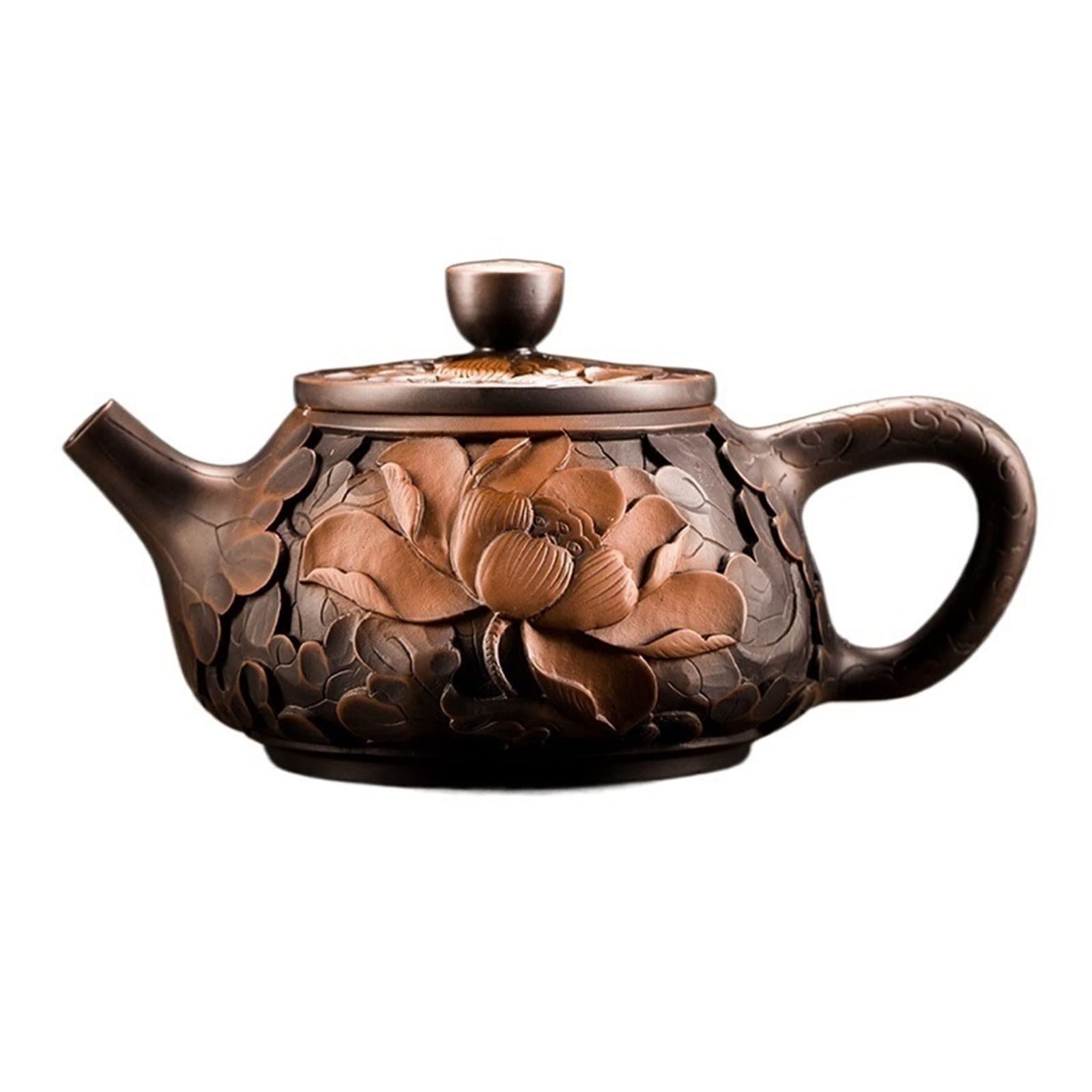 Théière en argile faite à la main bouilloire artisanale de haute qualité