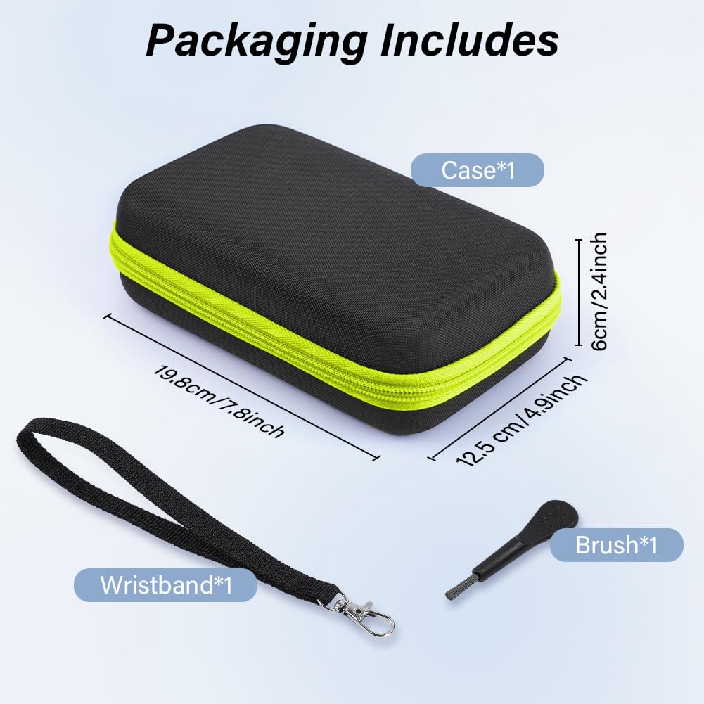 Etui na Philliips O Blade QP2520/30/70/90, QP2620/30, QP2724, QP2824/30/34, QP6550 pokrowiec ochronny na golarkę elektryczną, twarda obudowa EVA z gąbką