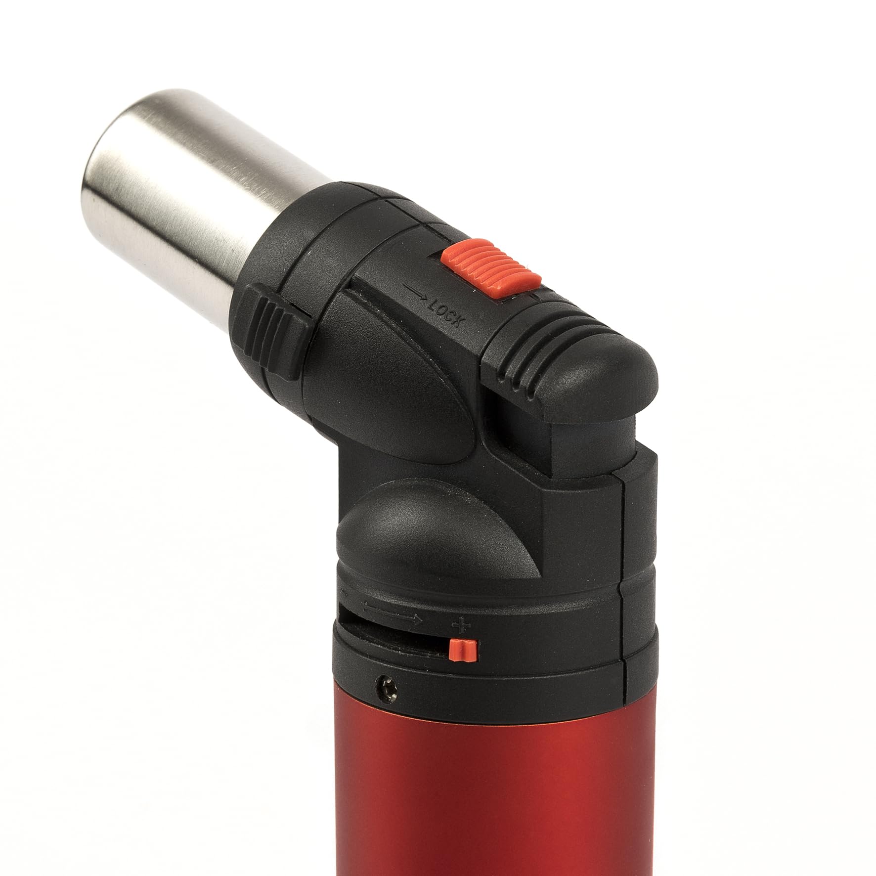 Girmi AG5502 Cannello caramellizzatore, Regolabile e ricaricabile, Con chiusura di sicurezza, 2 Tipi di Fiamma (Butano NON Incluso)