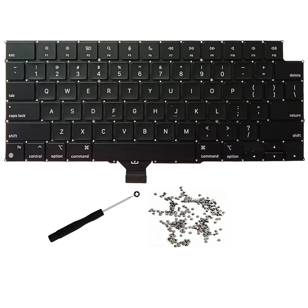 Amazon.com: Bfenown Replacement US Keyboard + 50PCS Rivets