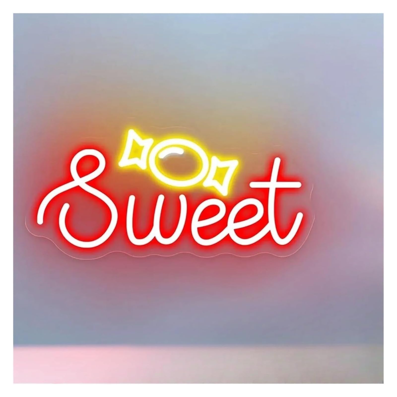 Wexxaii neon Light Sign Neon Light Decoration Shop for neon Signs for Wall Decor 20cmx38cm(B)