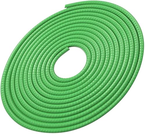 Garneck Protector de puerta de coche, protectores de borde de goma en forma de U, tiras de sellado, protector de borde de puerta de automóvil,