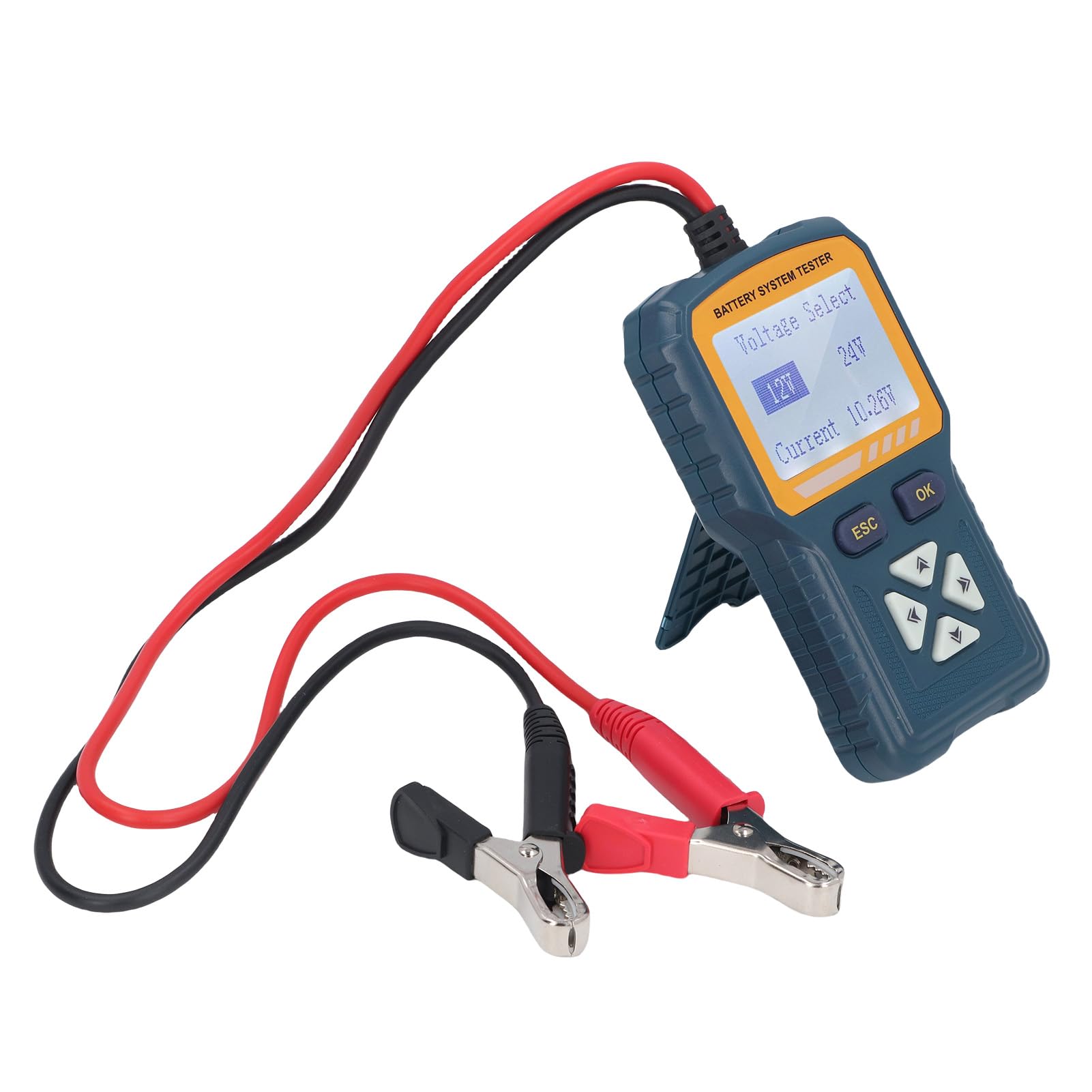 Tester per Batteria 12 V 24 V Display Digitale Tester Batteria con Risposta Rapida