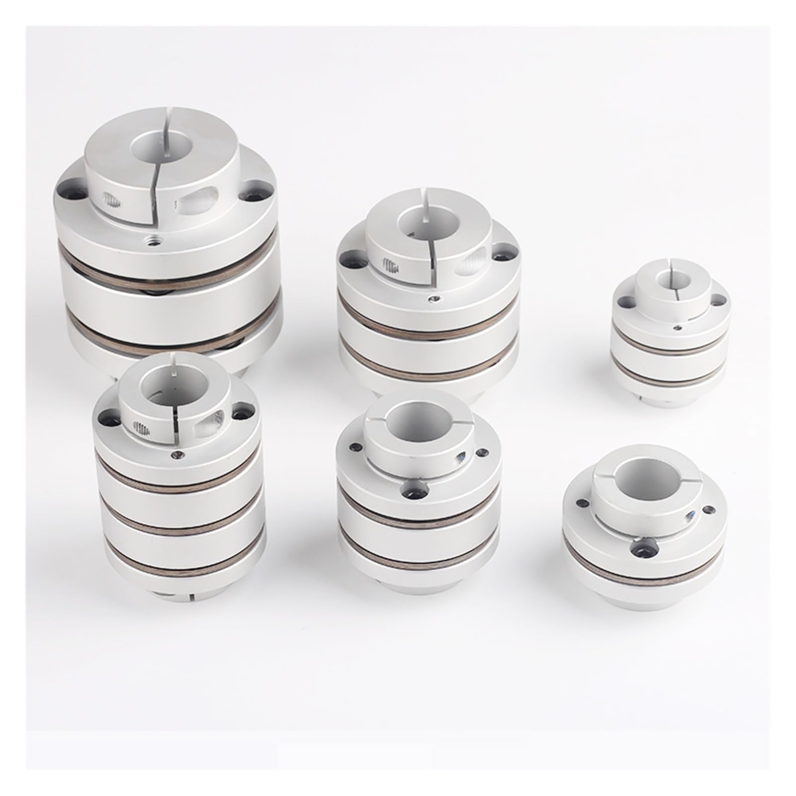 ZERVA Accoppiatore Flessibile Flangia Diaframma D68 L74 Connettore Doppio accoppiamento for Albero, Giunto Chiavetta Alluminio Elastico ad Alta rigidità (Size : 12.7X19)