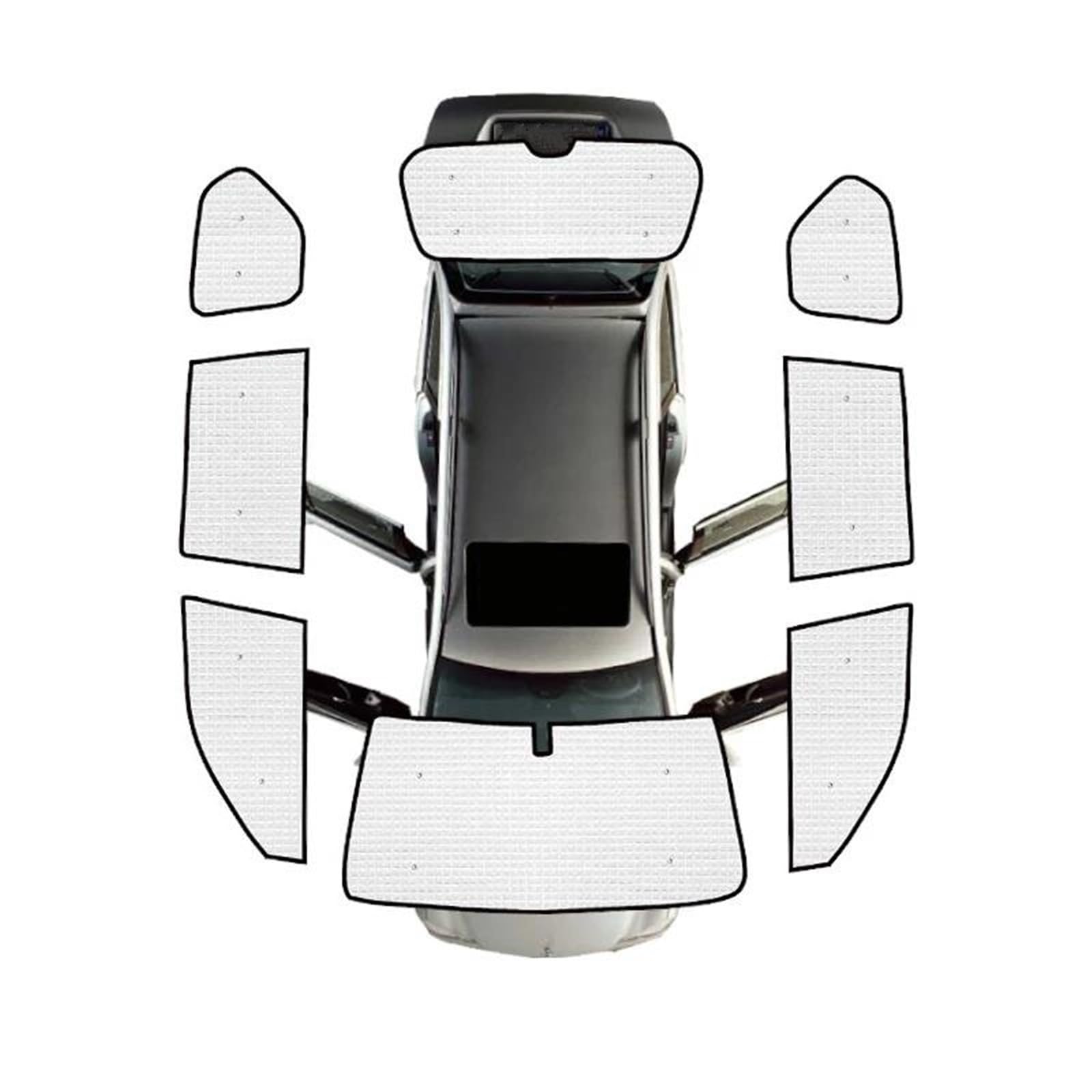 Pare-soleil sur mesure Toyota Land Cruiser Prado 120 isolation premium