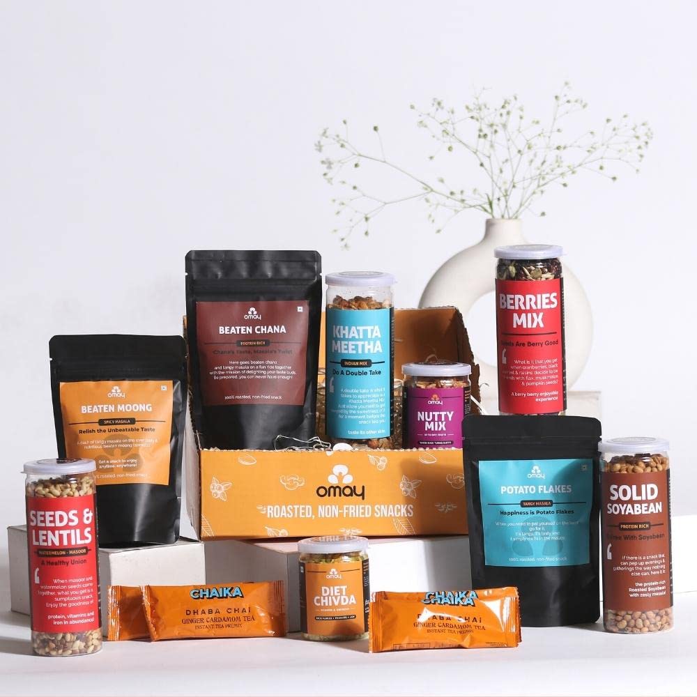 Omay Foods Variety Combo Pack|Roasted Oil-Free Snacks|Healthy Seeds|Berries Mix|Guilt-Free Snacks|Snack Item|Snack Combo|Indian Snacks|Trail Mixes|Snacks For Weight Loss|Healthy Snack (B0B3D9Z7TN) Amazon Price History, Amazon Price Tracker