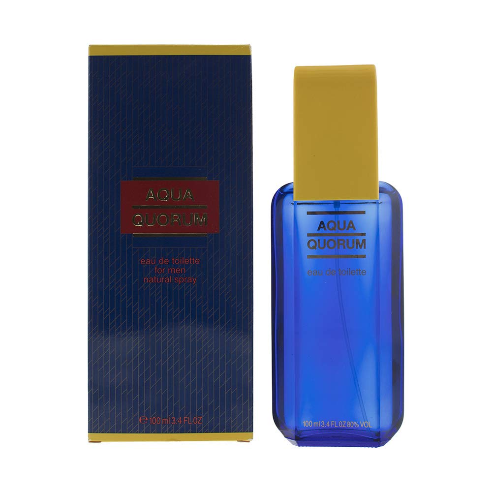 Quorum Antonio Puig Aqua for Men Edu de Toilette Spray, 3.4 Ounce