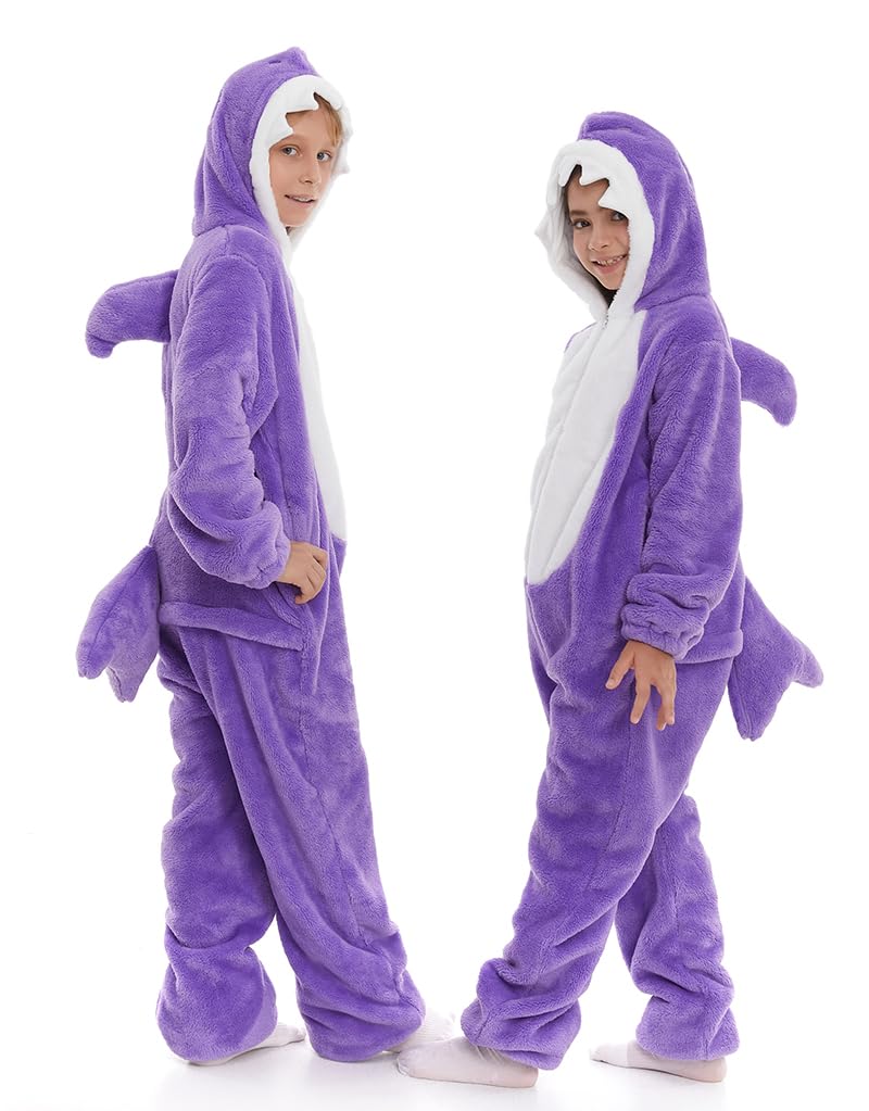 Flannel Fleece Child Onesies – Fuzzy Onepiece Hood Costume - Blanket Sleep