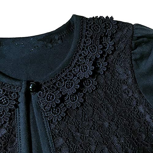Image of CHENXIN Girl Shrugs Knit Long /Short Sleeve Lace Bolero Cardigan Shrug
