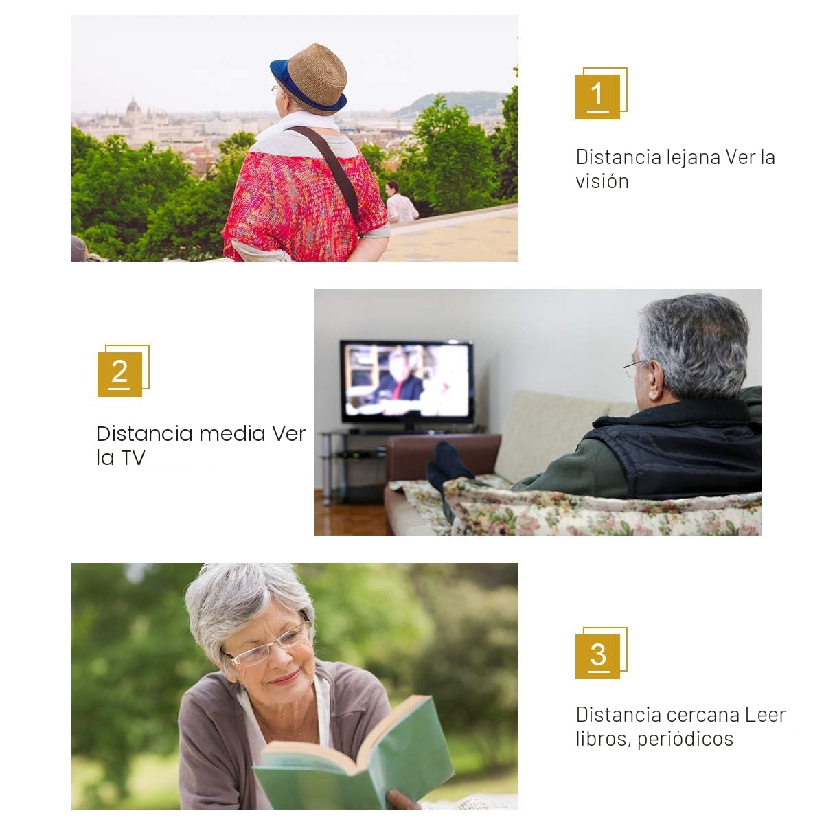 MIRYEA Gafas de Lectura Multifocales Progresivas Bloqueo de Luz Azul Lentes Computadora Lectores Hombres Mujeres Antideslumbrantes Protección UV400 + 2 Piezas Magnético Clip Gafas de Sol Polarizadas