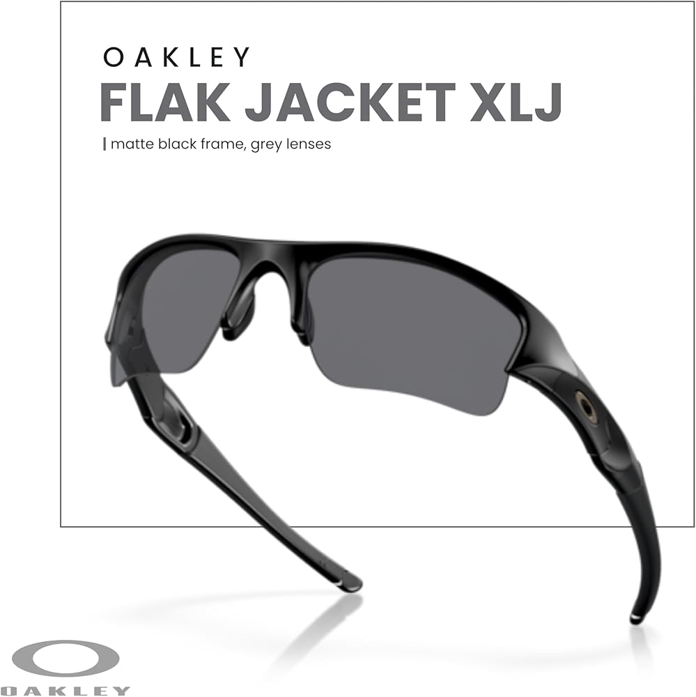 Amazon.com: OAKLEY Flak Jacket XLJ OO9009 11-004 63MM Matte Black