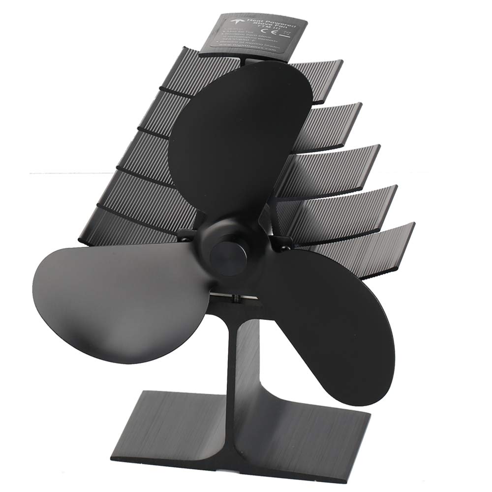 Amazon.com: Wood Stove Fan, 3 Blades Fireplace Fan Heat Powered Stove Fan  for Wood/Log Burner/Fireplace, Auto-sensing Wood Burning Stove  (Non-Electric) Efficient Heat Distributionu0026 Silent Operation : Home u0026  Kitchen