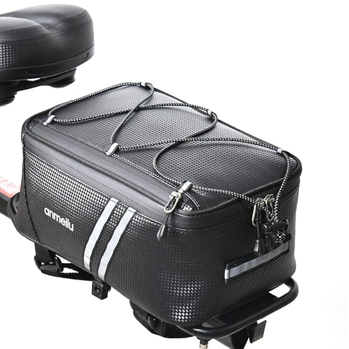 Buy ZIMFANQI Bike Trunk Bag 8L Bicycle Rack Rear Carrier Bag Water