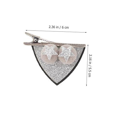 Miniatura 9 de Pinzas para el cabello, 4 pares tridimensionales para niños, tarjeta de emisión infantil