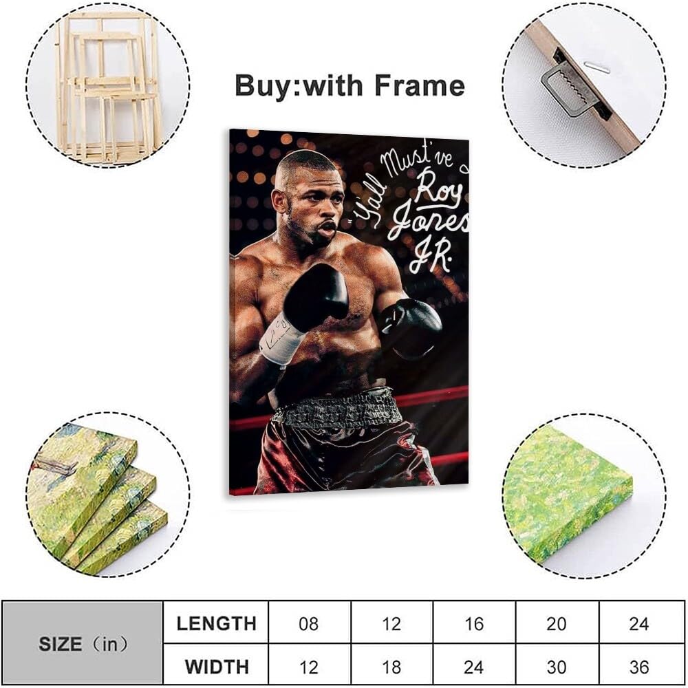 Joe Calzaghe Boxing Grunge Sports MULTI TOILE murale ART Photo Print