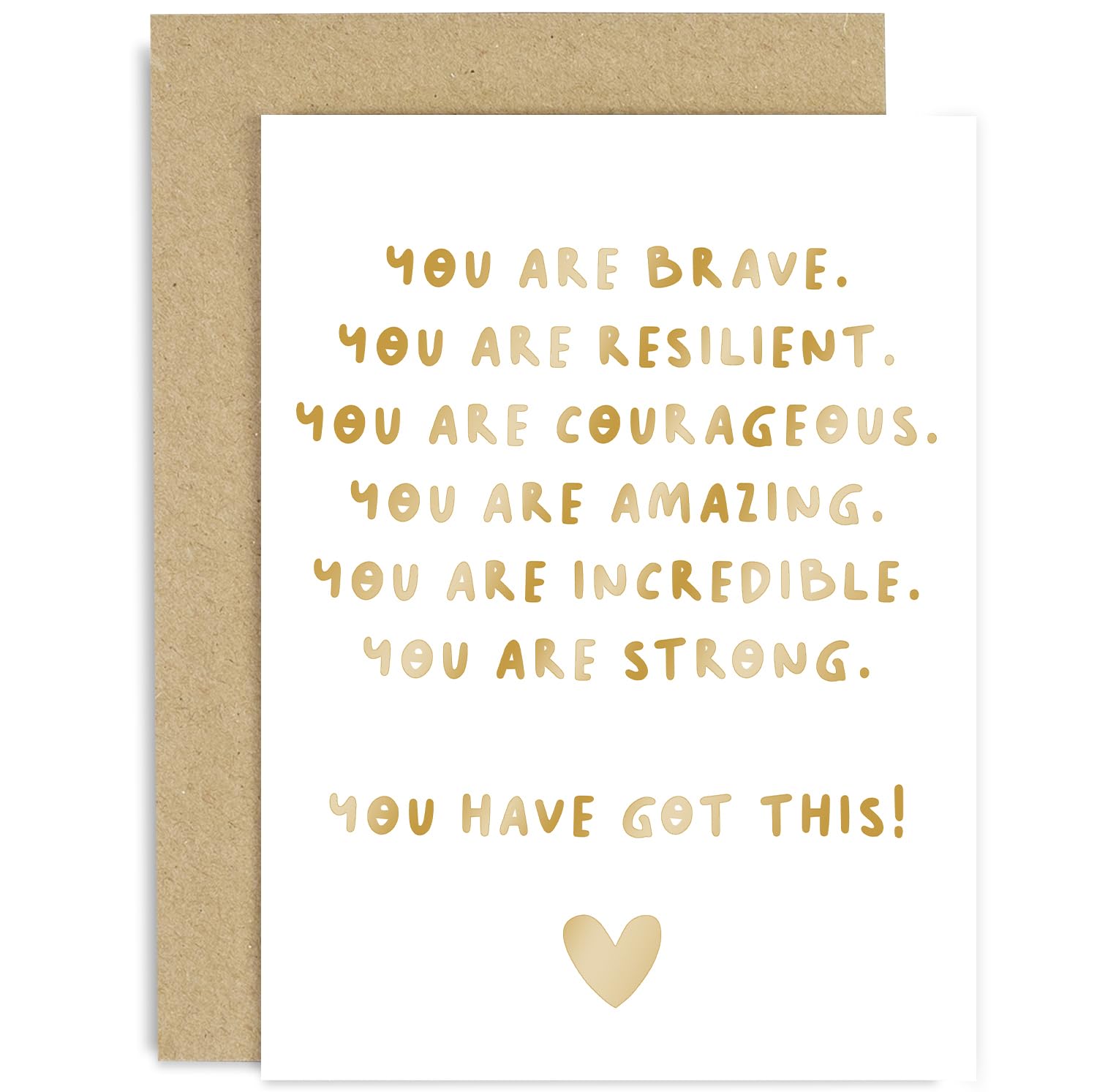 Encouragement Cards For Women - You Are Strong You Got This - Get Well Soon Sympathy Gifts - Feel Better Cards For Friends - Surgery Recovery Gift for Her - Divorce Card for Friend