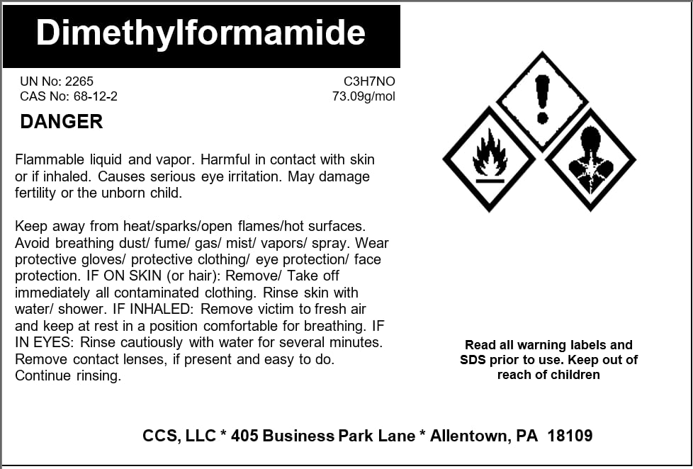 Dimethylformamide (DMF) ?99.9% - Premium-Quality Industrial and Laboratory Grade Solvent, Tamper-Evident Sealed Bottles - 1 Liter (32 Fl Oz)