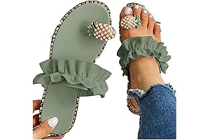 Delightful Pineapple Pearls: Slip into Summer's Sweetest Sandals for Women