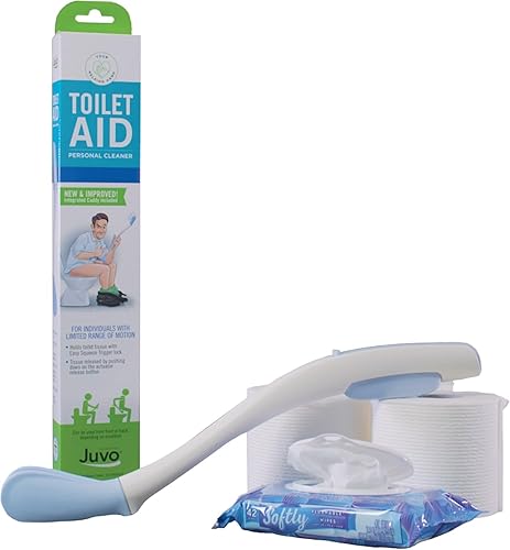 Miniatura 7 de Juvo WC Aid (paquete de 2) – Herramienta personal de limpieza inferior, ayuda para la movilidad del baño para discapacitados, ancianos