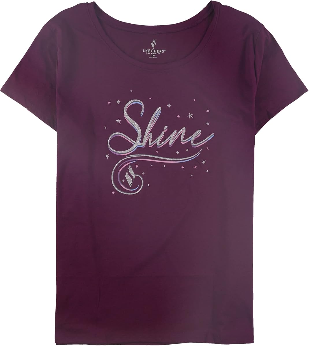 Camiseta gráfica brillo para mujer