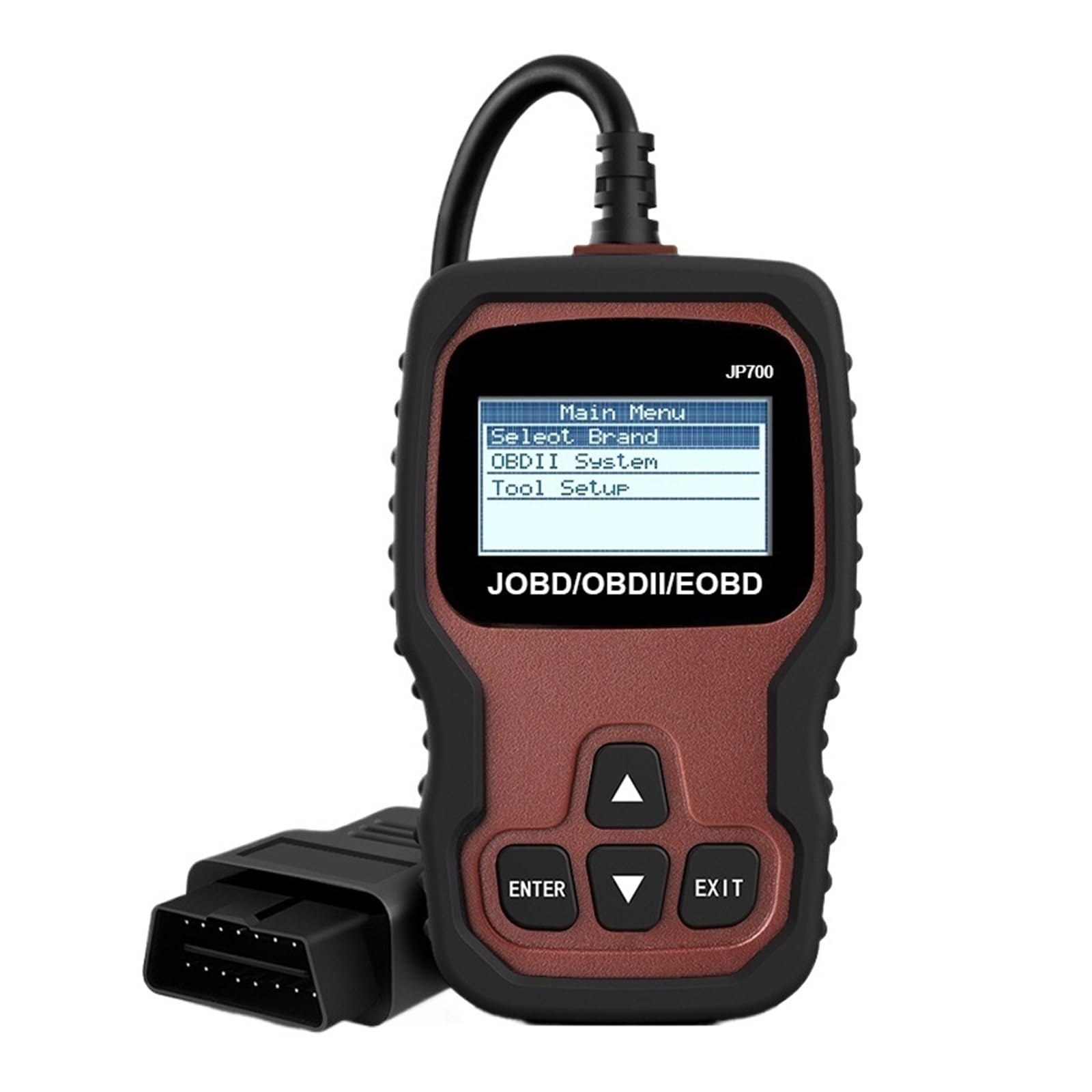 Skaner samochodowy OBD2 Pełny czytnik kodów OBDII Narzędzie diagnostyczne samochodu OBD 2,Przyjazny dla użytkownika