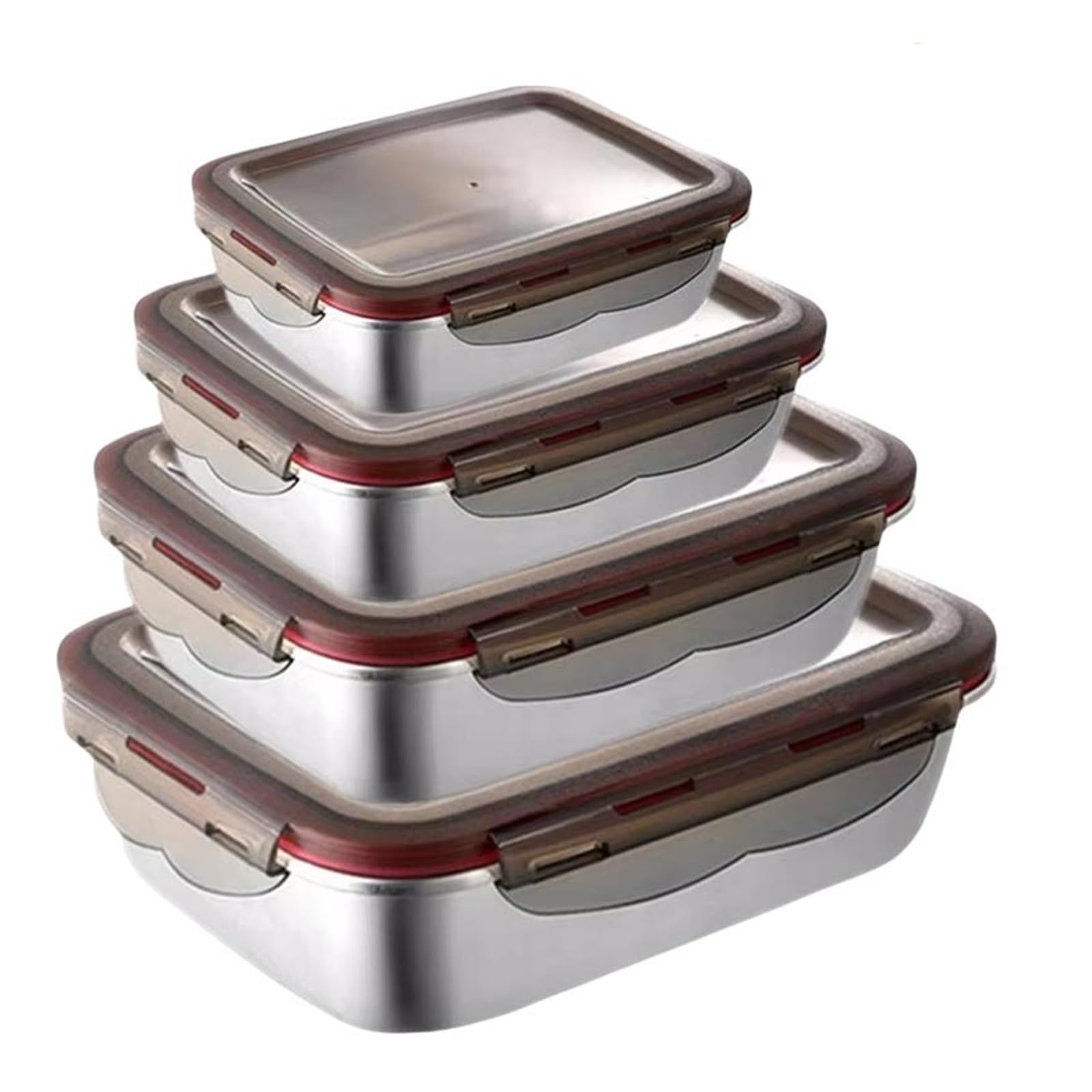 Contenitore for il pranzo al microonde, riscaldamento, bento, salsa di frutta, frigorifero, contenitore for la conservazione della freschezza(600ML 1500ML 2900ML)