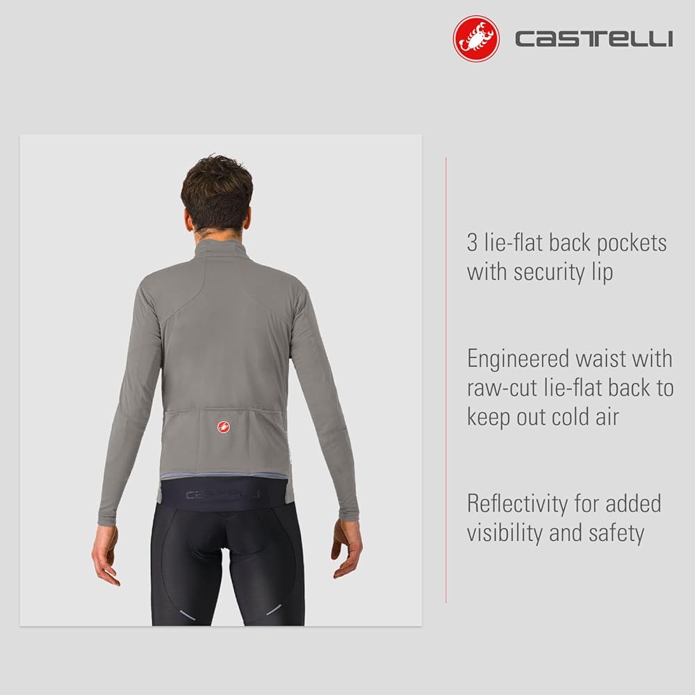 Amazon.com : CASTELLI Men's Perfetto Air Jacket, Wind & Waterproof