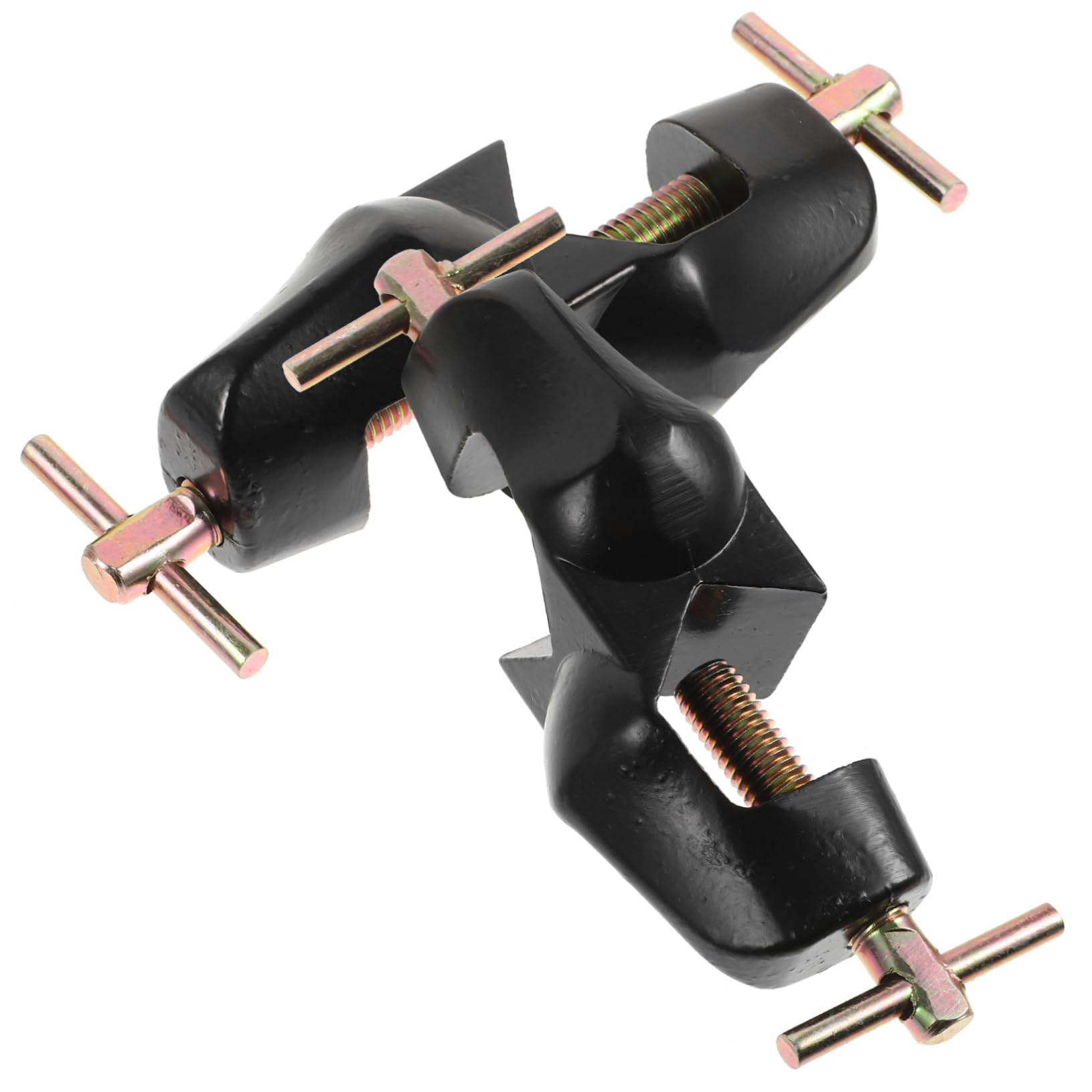 ULTECHNOVO 3 Sätze Kreuzclip Tischklammern Fixed Clip Kreuzklemme Multifunktionswerkzeug Stabklemme Boss-kopf-clip-halter Laborständerhalter Klemmen Für Laborstative Bakelit 2 Stück * 3