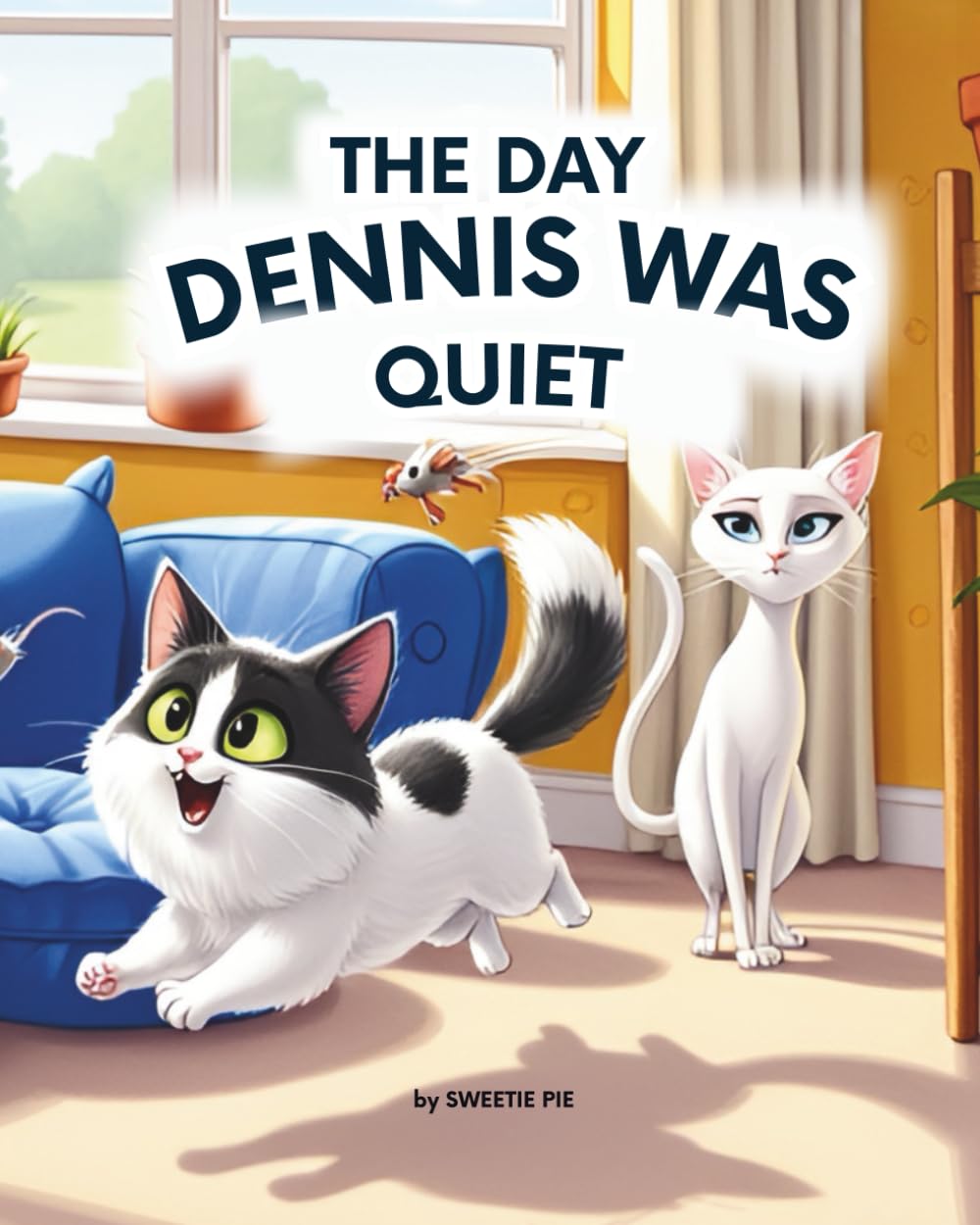 The Day Dennis Was Quiet: A laugh-out-loud cat tale about chaos, kindness, and unexpected friendship — a fully illustrated picture book for ages 4–8