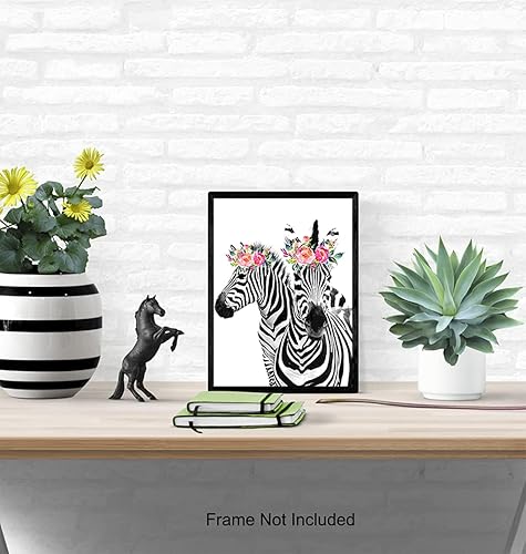 Miniatura 5 de Zebra Wall Decor - Zebra Wall Art - Wall Decor for Women - Girls Room Wall Decor - Safari Wall Decor - Cute Girly Room Decorations - Girls Bedroom
